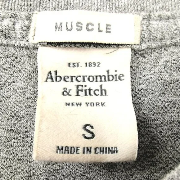 Abercrombie & Fitch Men's S Cotton Long Tee Shirt - Picture 6 of 11